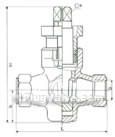 Accumulator(emergency off) quick off plug valve constructral diagram